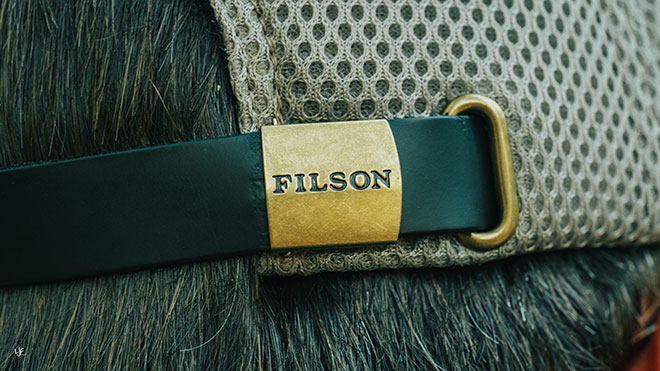 Filson x Ducks Unlimited cap closure