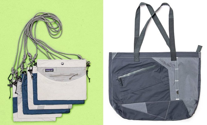 Greater Goods Side Bag and Arc'teryx Tote