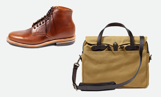 White’s Boots Main Street and Filson Original Briefcase