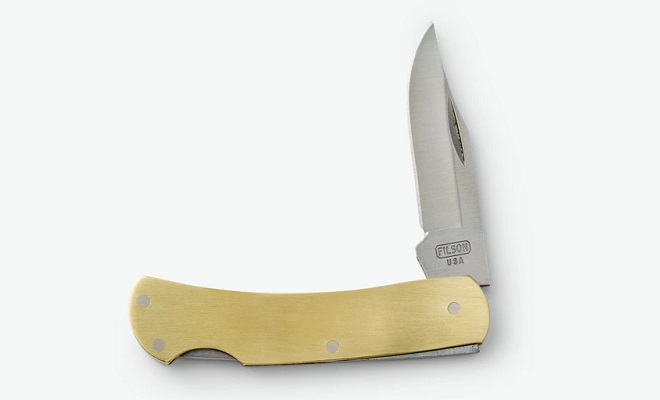 Gifts under $50: Filson Brass Lockback Pocket Knife
