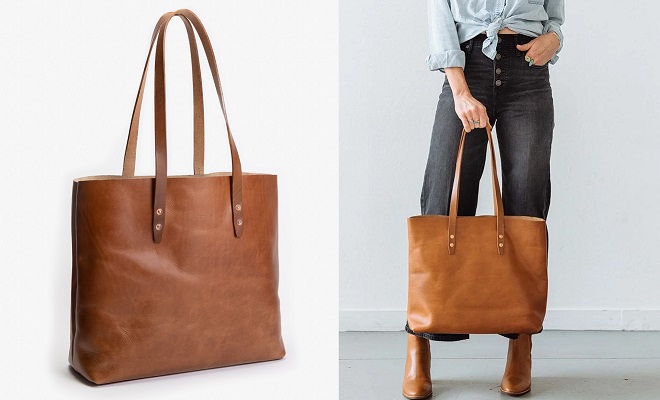 Gifts for her: WP Standard Vintage Leather Tote Bag