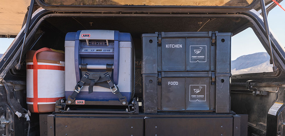 Vehicle storage boxes for 4x4 and off road routes