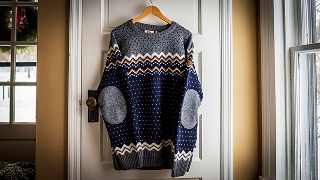 Best Winter Clothes and Accessories for Men: Fjällräven Övik Knit Sweater