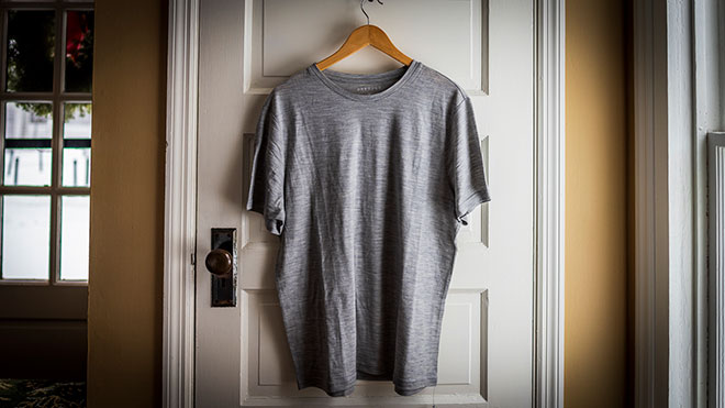 Unbound Merino Wool Crew Neck T-Shirt