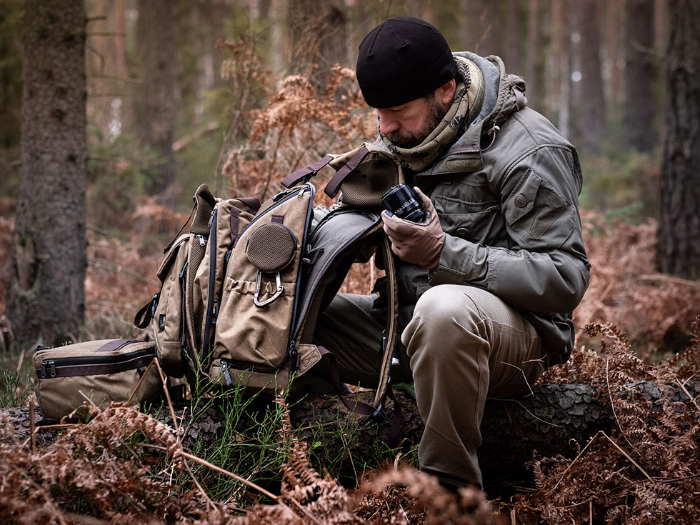 Wotancraft Pilot Travel Camera Backpack