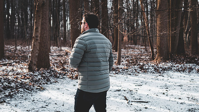 Navigation on sale down jacket