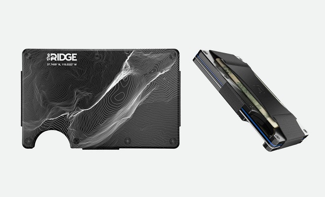 The Ridge Topographic Aluminum Wallet