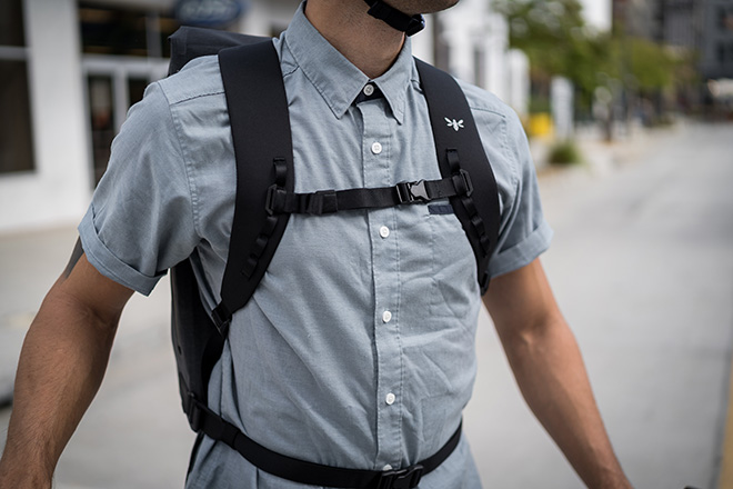 Bike commuting essentials: Apidura City Backpack