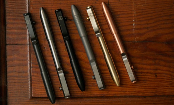 Big Idea Design - Brass & Copper Pocket Pro Pen (The Auto Adjusting EDC Pen)