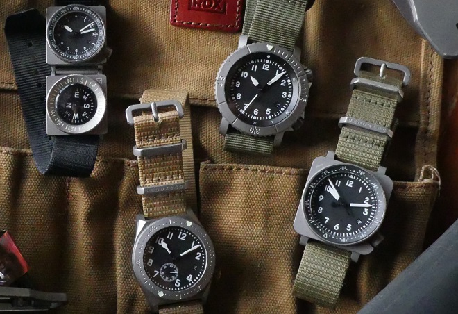 Redux & Co. Titanium Pilot-Diver Mission Watches