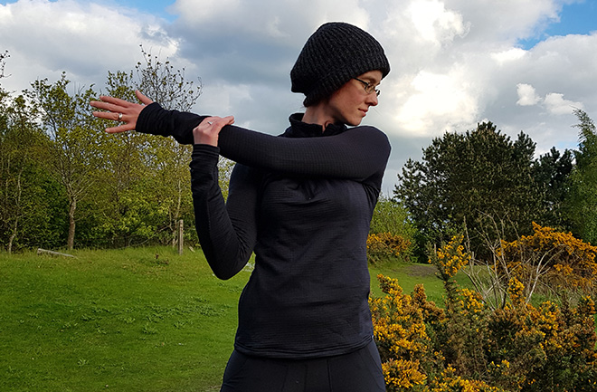 Workout clothes for women - GORUCK Grid Fleece Half Zip