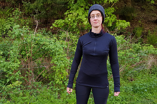 Workout clothes for women - GORUCK Grid Fleece Half Zip
