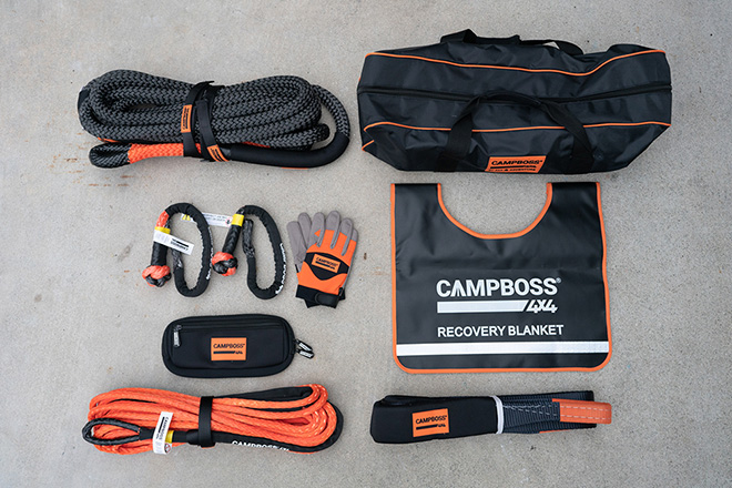 Overlanding accessories: CampBoss 4X4 Adventure Offroad Recovery Kit 