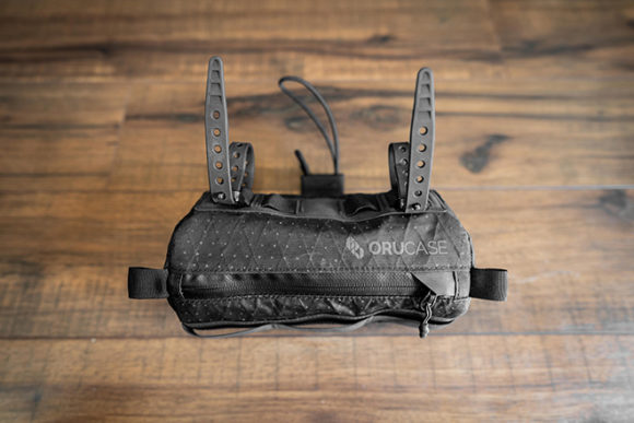 ORUCASE Top Tube Bike Bag HC - Borsa Impermeabile Per Telaio Bici 1L Con Chiusura Magnetica, Per Mountain Bike E Strada, Nero