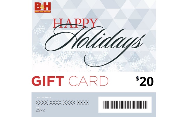 Gifts for the Photographer: B&H Gift Card