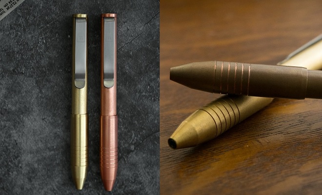 Big Idea Design Brass & Copper Pocket Pro Pen
