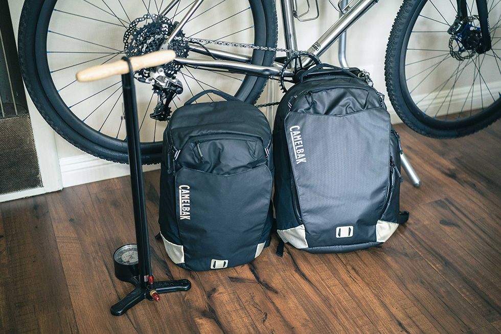 Bike commuting backpacks: CamelBak H.A.W.G. Commute 30L and M.U.L.E. Commute 22L