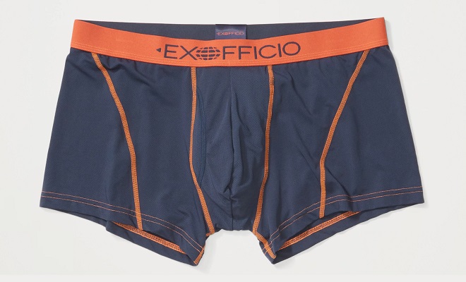 Gifts for the Traveler: ExOfficio Men’s Give-N-Go 2.0 Sport Mesh 3″ Boxer Brief