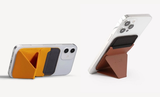 Gifts for the Tech Geek: MOFT Snap-on Phone Stand & Wallet