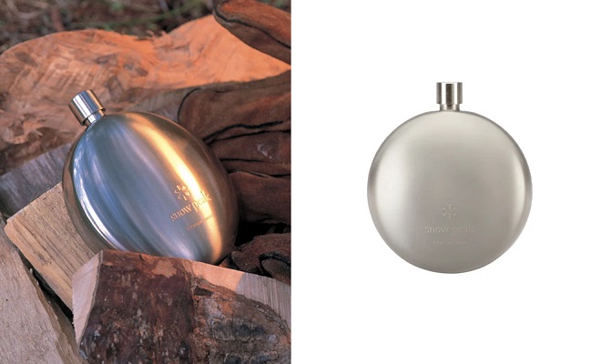 Snow Peak Titanium Curved Flask