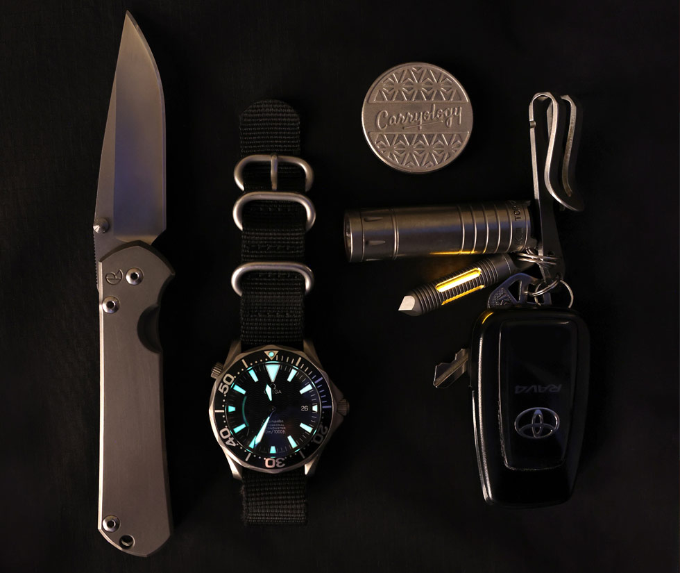 glow flatlay edc