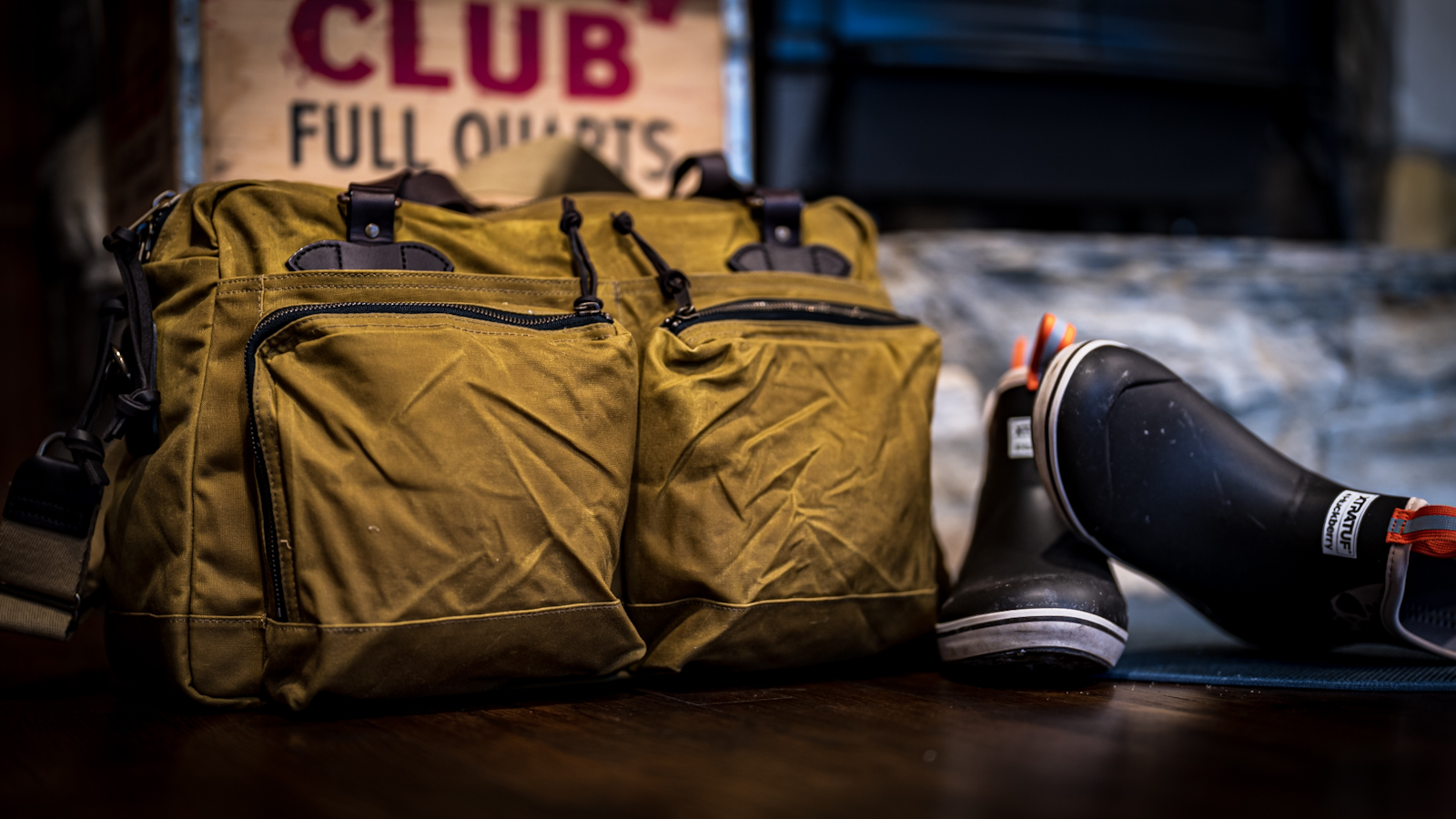 This Heavy Duty Military Duffle Can Be Monogrammed