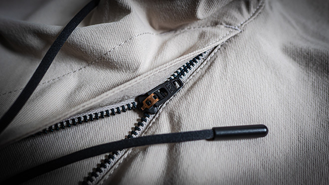 Locking YKK zipper