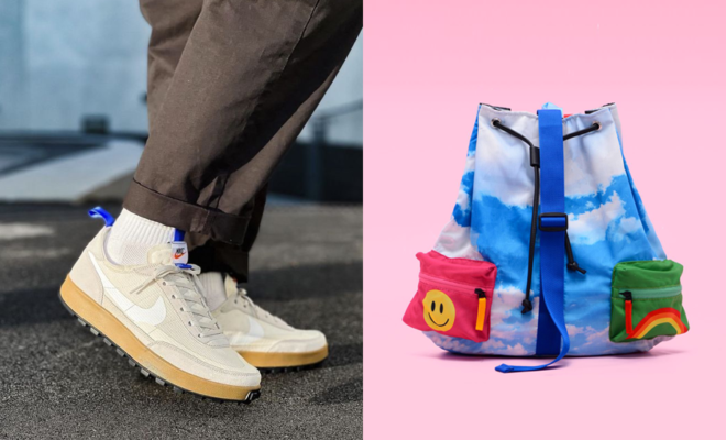 Humble design (Tom Sachs General Purpose Shoe) Vs Kidcore (IWEARUP - Clear Skies Backpack)