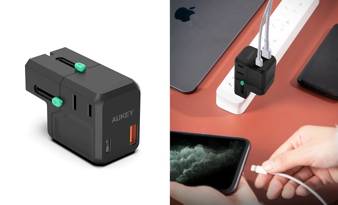 AUKEY Universal QC&PD3.0 Travel Plug Adapter