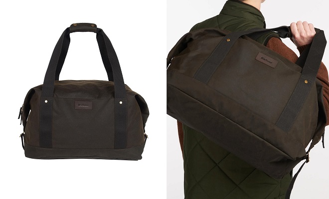 Barbour Essential Wax Holdall Bag