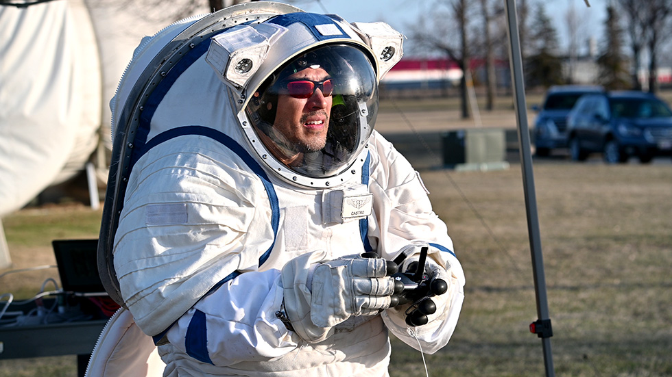 Analog astronaut at UND