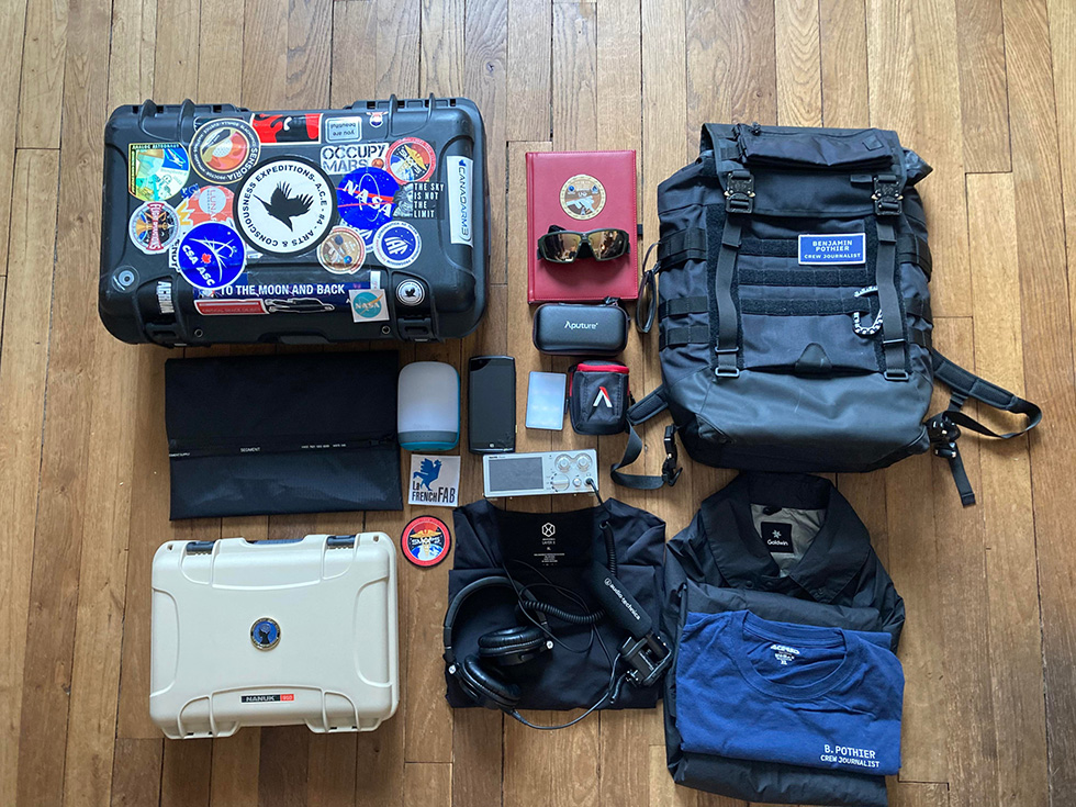 Mars simulation mission packing list