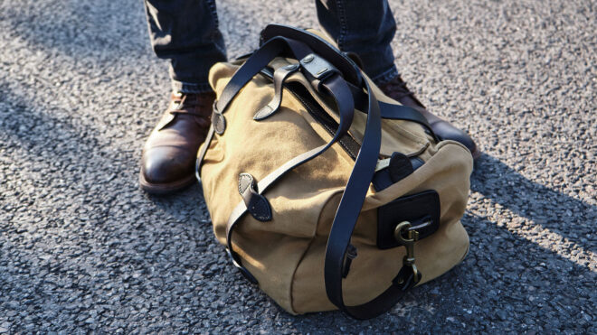 SMALL RUGGED TWILL DUFFLE