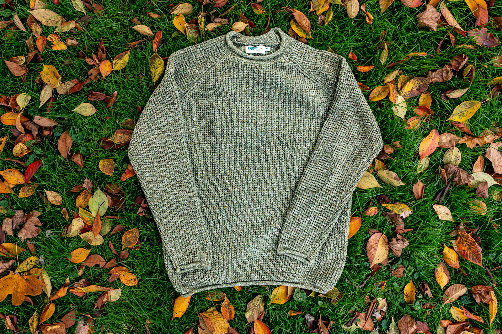 Wellen Recycled Cotton Headlands Rollneck Sweater