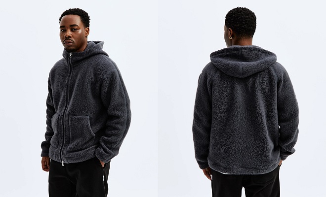 Reigning Champ Polartec Thermal Pro Full Zip Hoodie