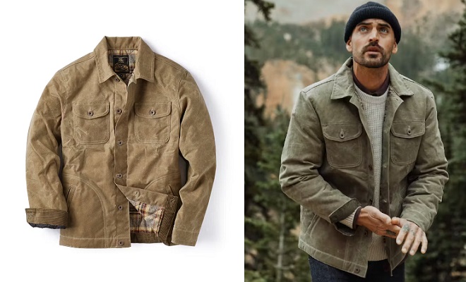 Best of Huckberry - Flint and Tinder Flannel-Lined Quilted Waxed Rancher
