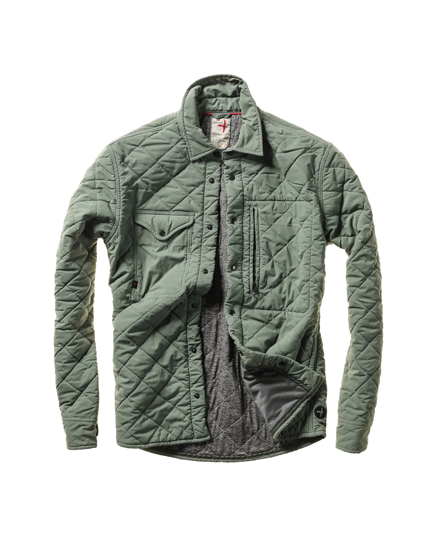 Relwen Windzip Quilted CPO Shirt Jacket