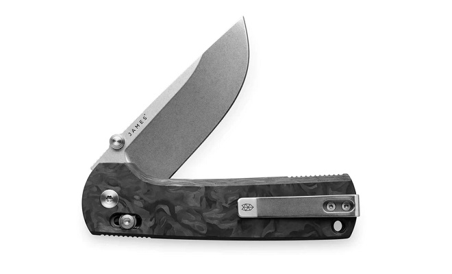The James Brand The Kline with Marbled Carbon Fiber