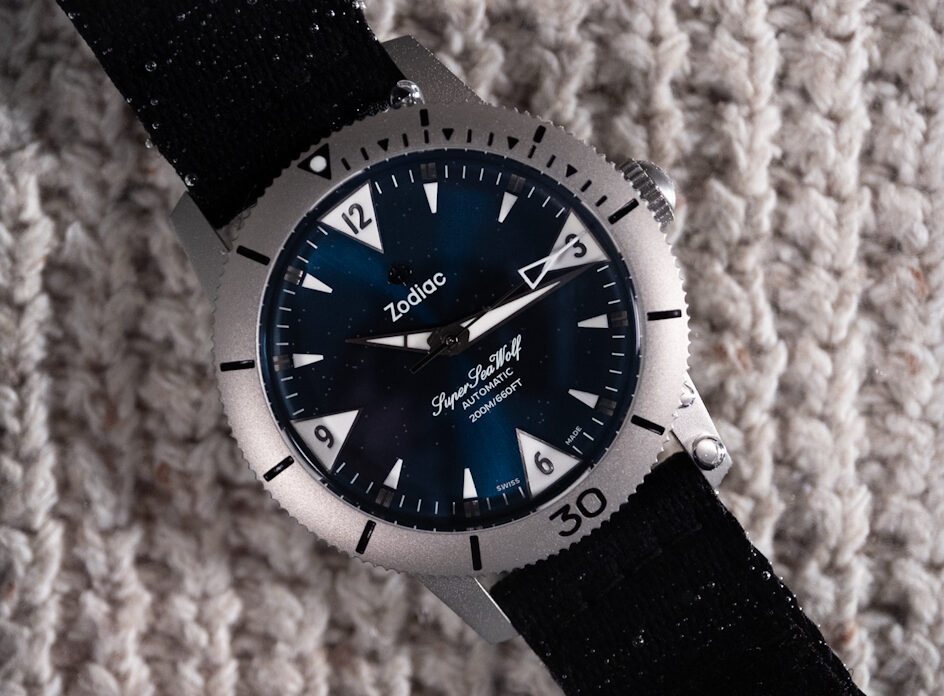 Huckberry x Zodiac Titanium Super Sea Wolf Dive Watch