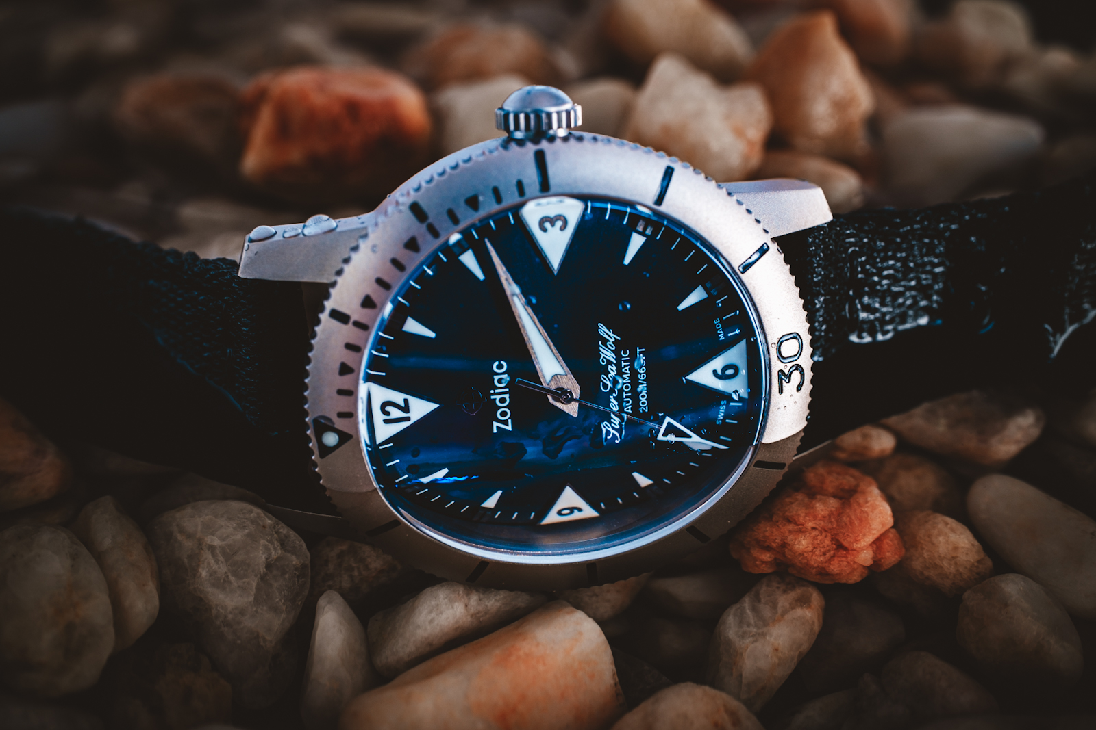 Huckberry x Zodiac Titanium Super Sea Wolf Dive Watch