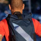 running with backpack