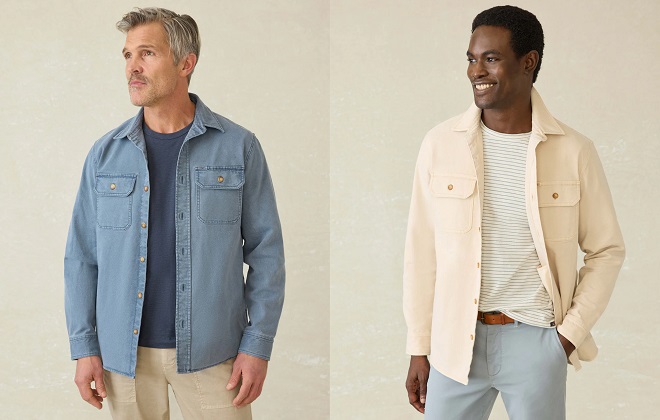 Faherty Sunwashed Canvas CPO