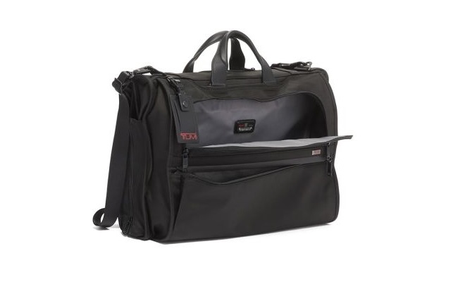 TUMI Alpha 3 Garment Bag Tri-Fold Carry-On pocket