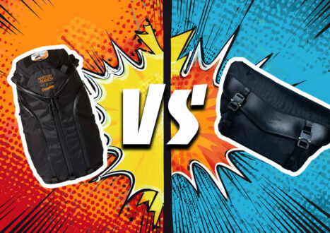 backpack vs messenger pop art