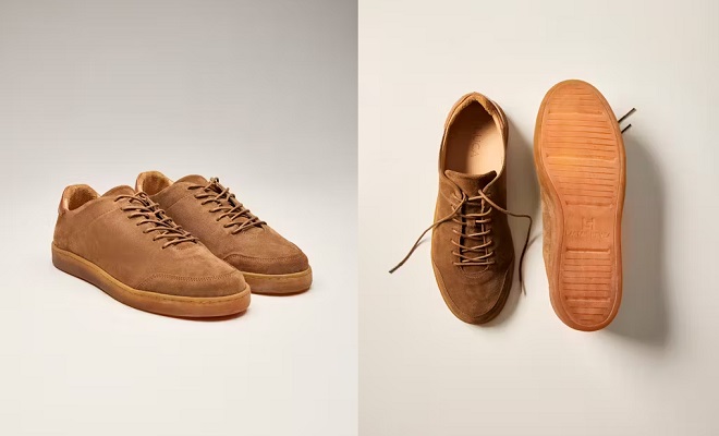 Travel shoes - LUCA Suede Terra Low Sneaker