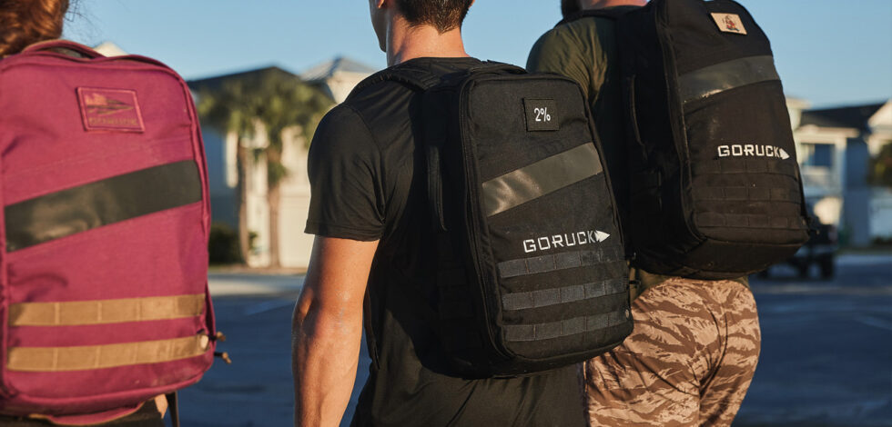 group rucking together