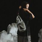 japanese model wearing mspc backpack