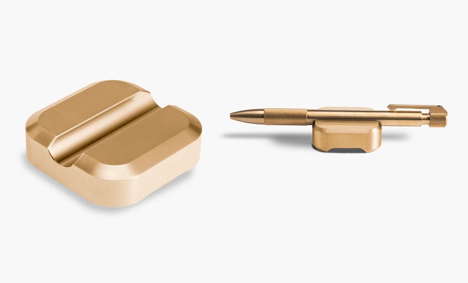 Wingback Pen/Pencil Rest – Brass