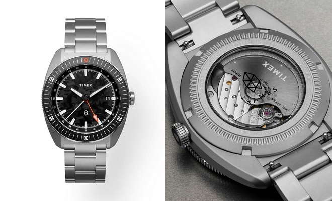 The James Brand × Timex Automatic GMT