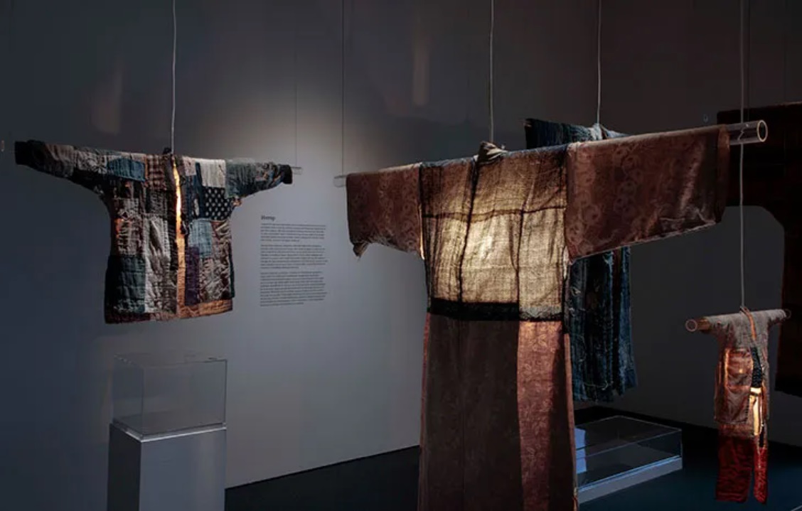 Installation view of ‘Boro Textiles: Sustainable Aesthetics’ at Japan Society Gallery, New York, 2020. Photo: © Richard P. Goodbody; courtesy Japan Society Gallery